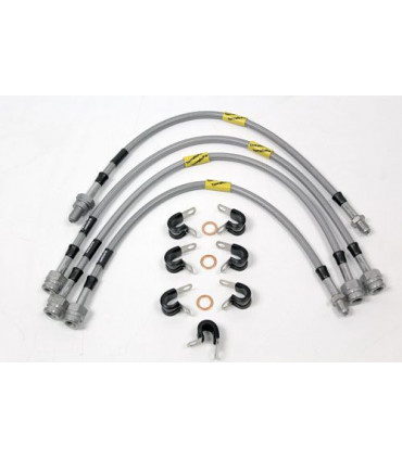 Latiguillos de freno acero inoxidable trenzado +50mm - TF644GD