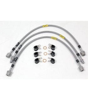Latiguillos de freno acero inoxidable trenzado +50mm - TF645GD