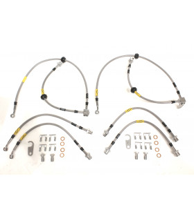 Latiguillos de freno acero inoxidable trenzado +50mm - TF651GD