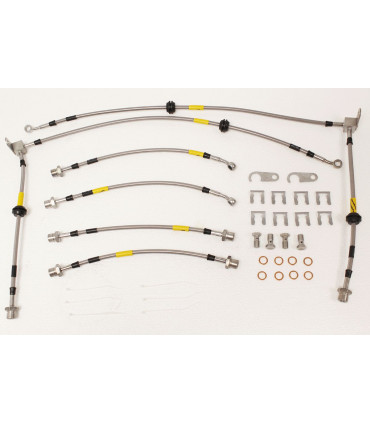 Latiguillos de freno acero inoxidable trenzado +50mm - TF639GD