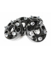 Separadores de rueda negros de aluminio Terrafirma 30mm - TF303B