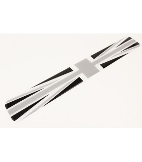 Pegatina monocroma Union Jack para funda de rueda semirrígida - STICKER-UNION-FG