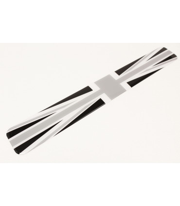 Pegatina monocroma Union Jack para funda de rueda semirrígida - STICKER-UNION-FG