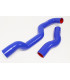 Kit manguitos intercooler silicona azul Defender Tdci 2.2 tipo late - TF742LATE