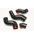 Kit manguitos de intercooler de silicona negros D2 td5 - TF739