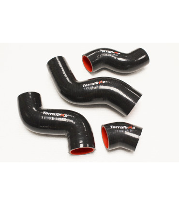 Kit manguitos de intercooler de silicona negros D2 td5 - TF739