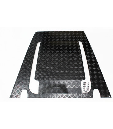 Plancha de aluminio para capo color negro- TF8211