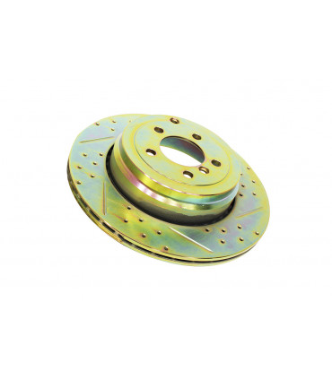 Disco de freno rayado y perforado - LR031846CDG