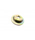 Disco de freno ventilado rayado y perforado - LR031844CDG