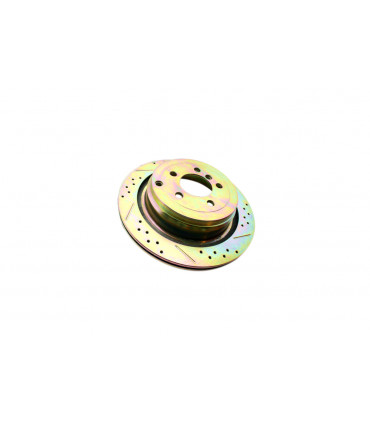 Disco de freno ventilado rayado y perforado - LR031844CDG