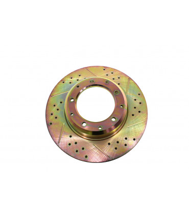 Disco de freno rayado y perforado - LR018026CDG