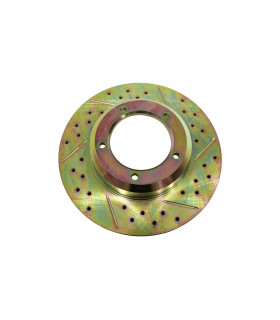 Disco de freno delantero perforado y rayado - LR017952CDG