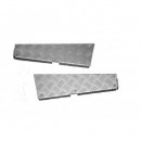 Placas esquina trasera (kit) silver - TF8204
