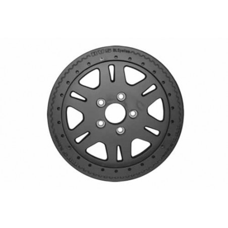 Rueda de aleación negra RVS beadlock de 7 x 16  - TF106