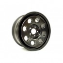Rueda de acero negra con tuercas 18x8 ET45 - TF152