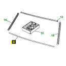 Moldura inferior parabrisas - AWR1512