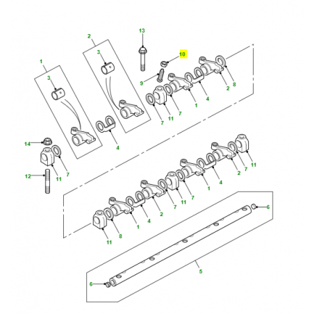 Contratuerca eje de balancines - ERR560