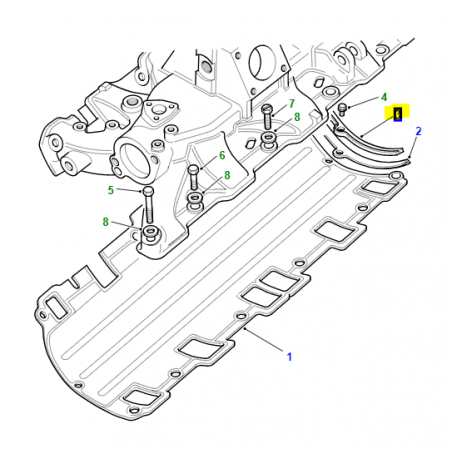 Abrazadera junta colector admision - ERR7282