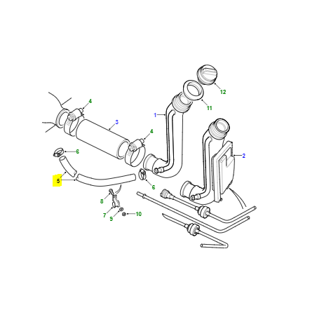 Tubo respiradero de combustible - ESR1056