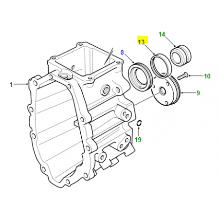 Reten salida caja de cambios - FTC500010