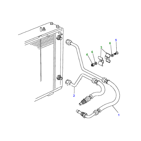 Manguito enfriador aceite a filtro aceite - PBP500190