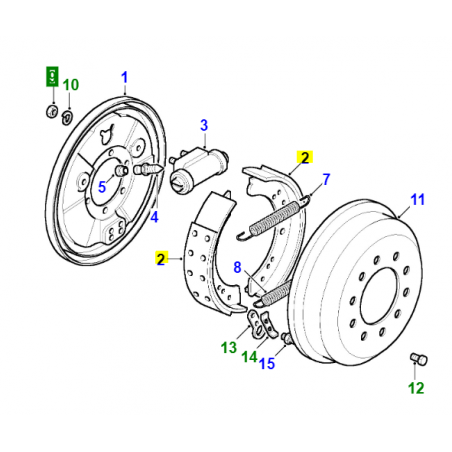 Zapatas de freno - STC2796F