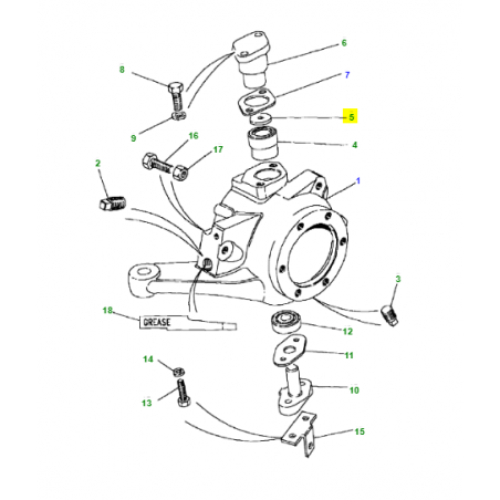 Arandela casquillo de giro - FRC2906