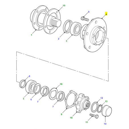 Cubo de rueda - RUB500240