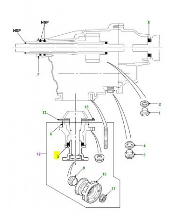 Reten salida IRD - TRX100170