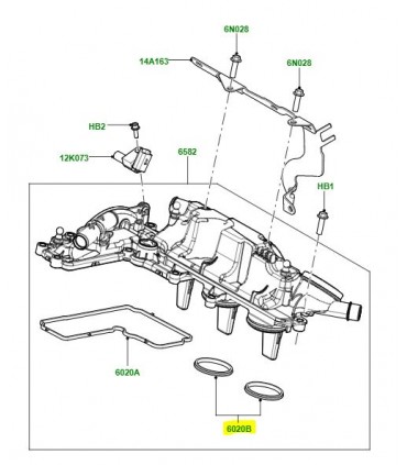 Junta tapa arbol de levas - LR009412