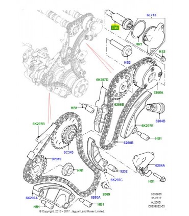 Perno especial - LR073747GEN