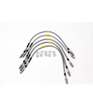 Latiguillos de freno acero inoxidable trenzado +50mm - TF646GD